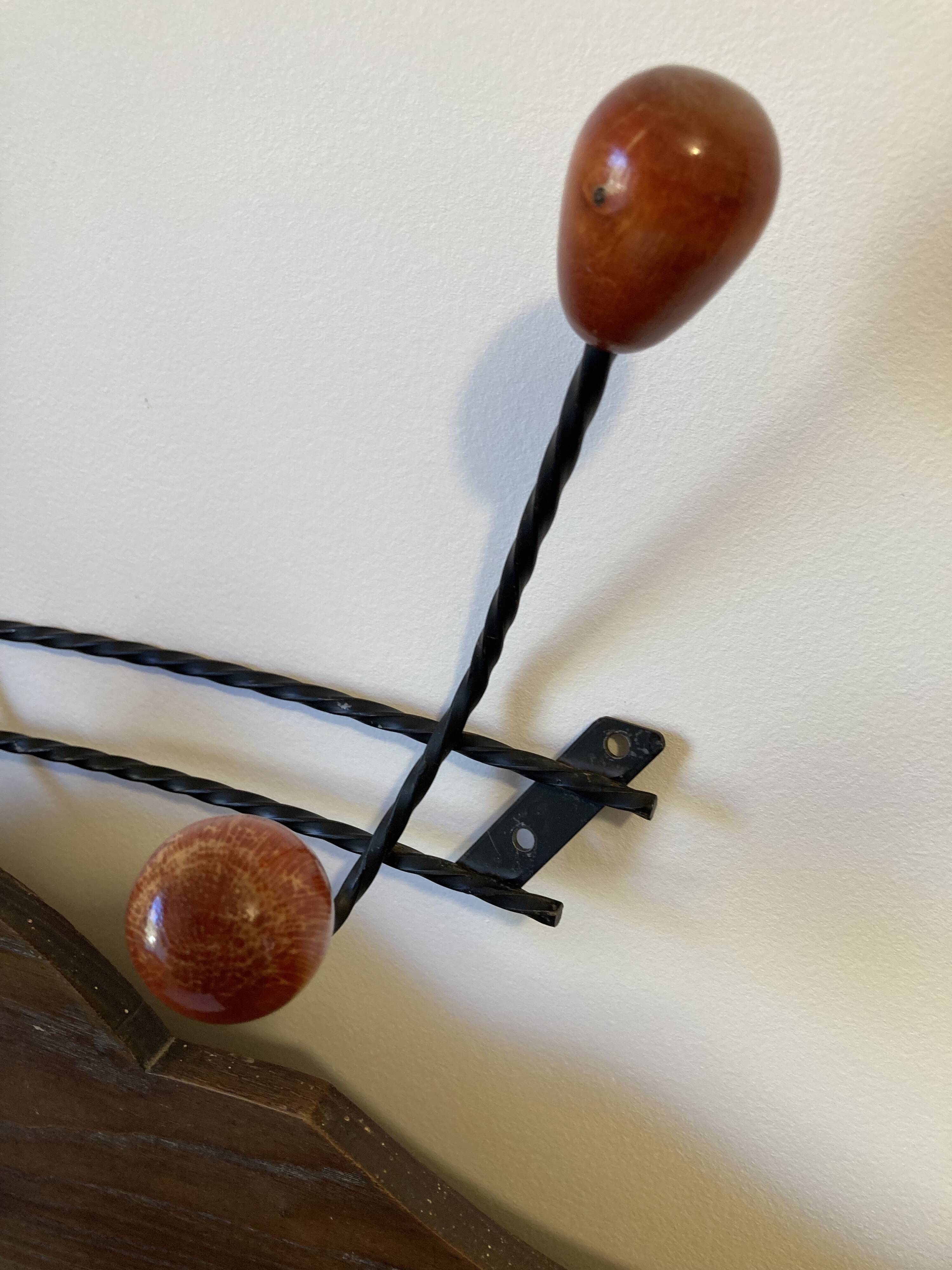 60s coat rack