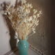 Vase en opaline bleue turquoise