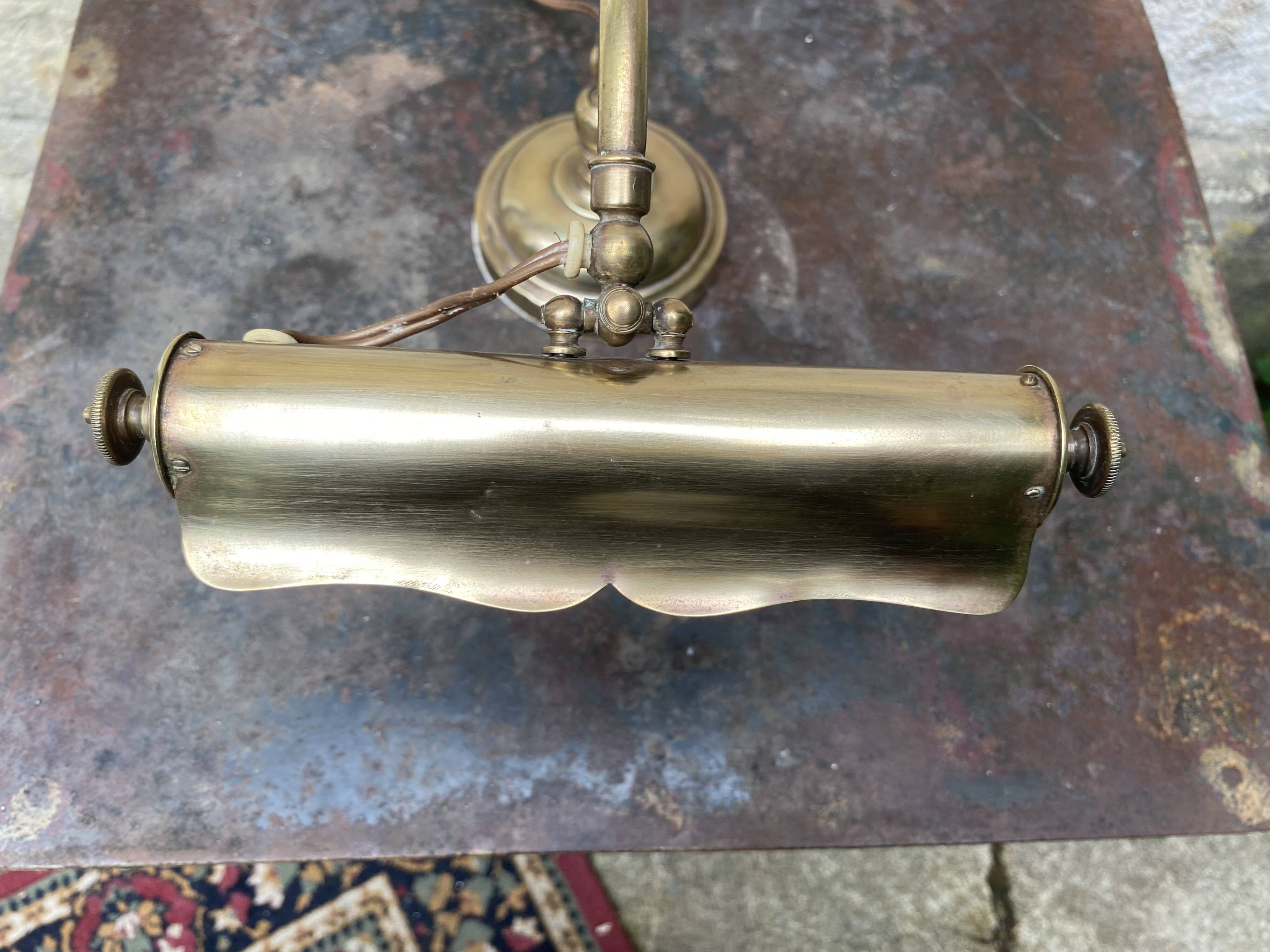 Brass piano lamp