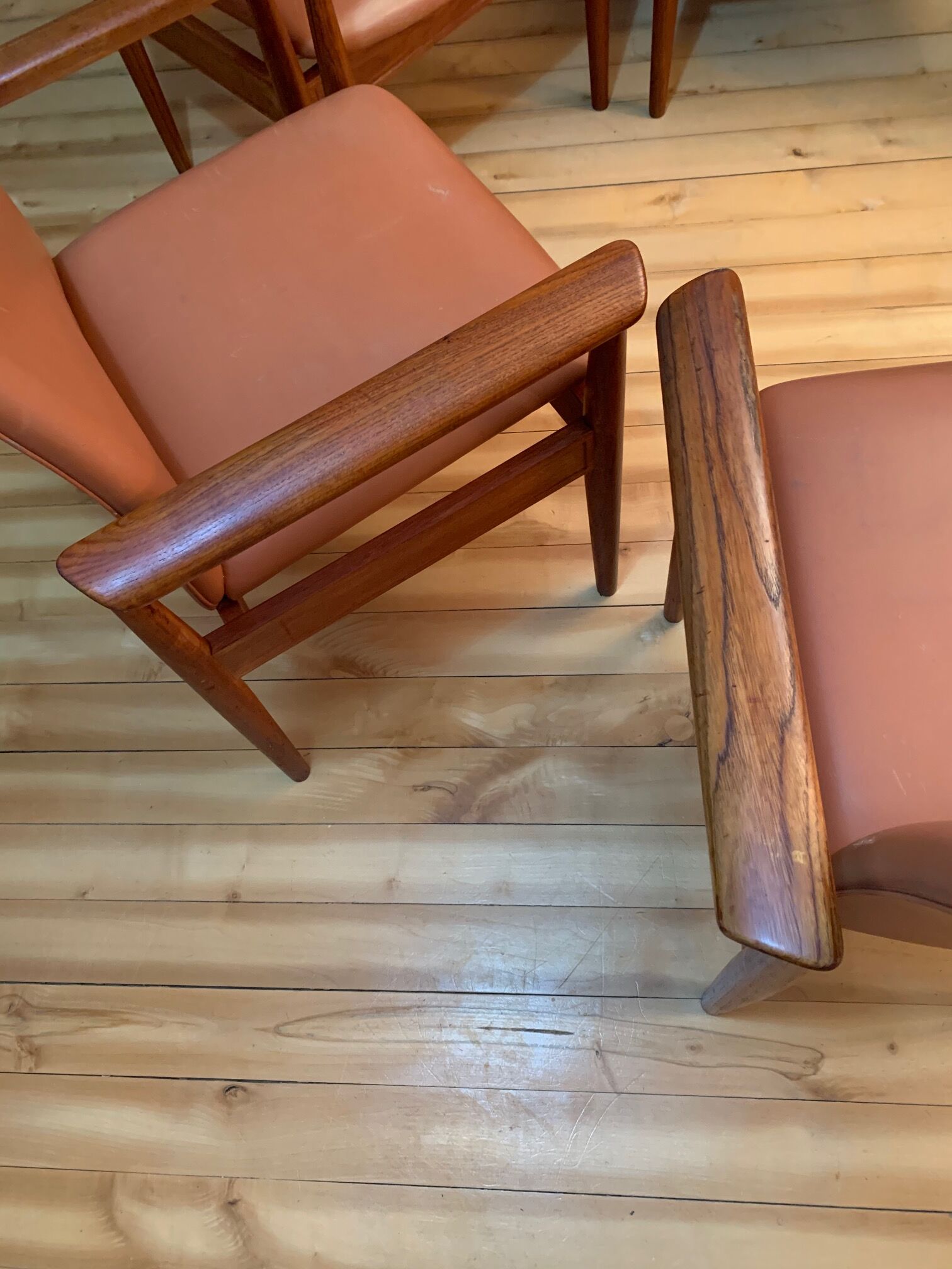 Set of six Diplomat armchairs, model 209 by Finn Juhl, Cado, 1960s