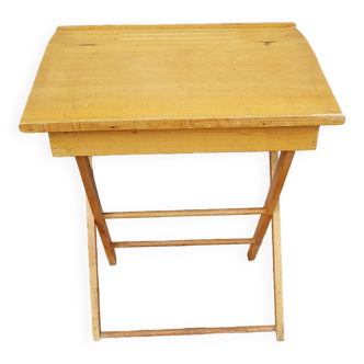 Bureau pupitre enfant pliable époque 1950