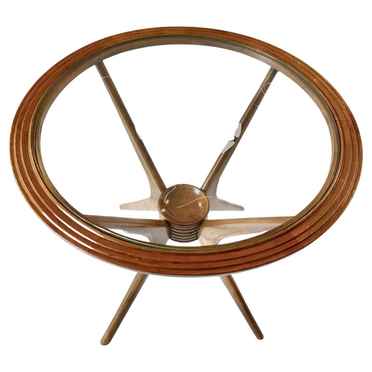 Spider coffee table, Paolo Buffa for Brugnoli, Italy 1950s