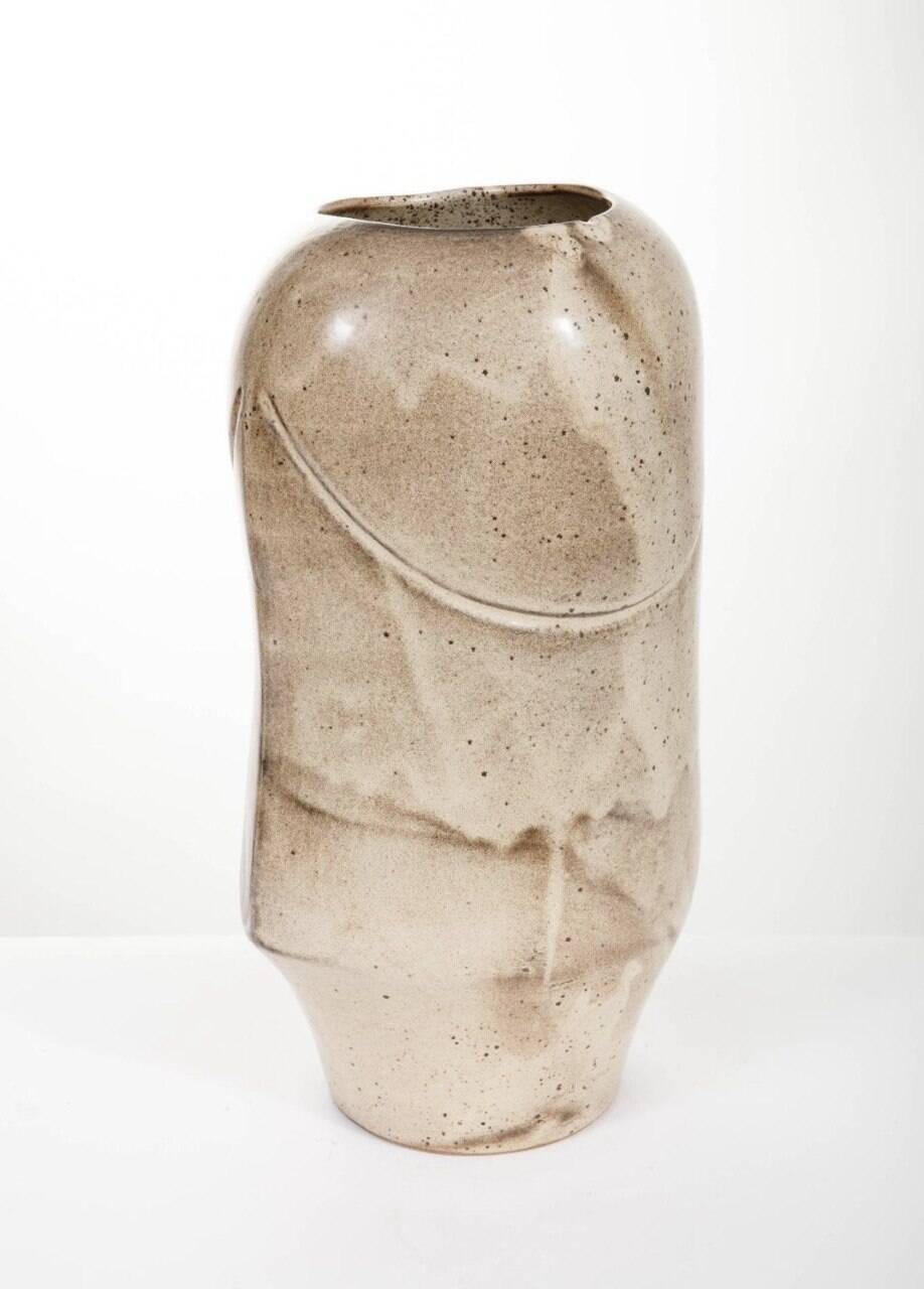 Ceramic vase Atelier Dieulefit – Les Grottes – French art piece