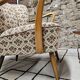 Pair of 1960 flowered armchairs