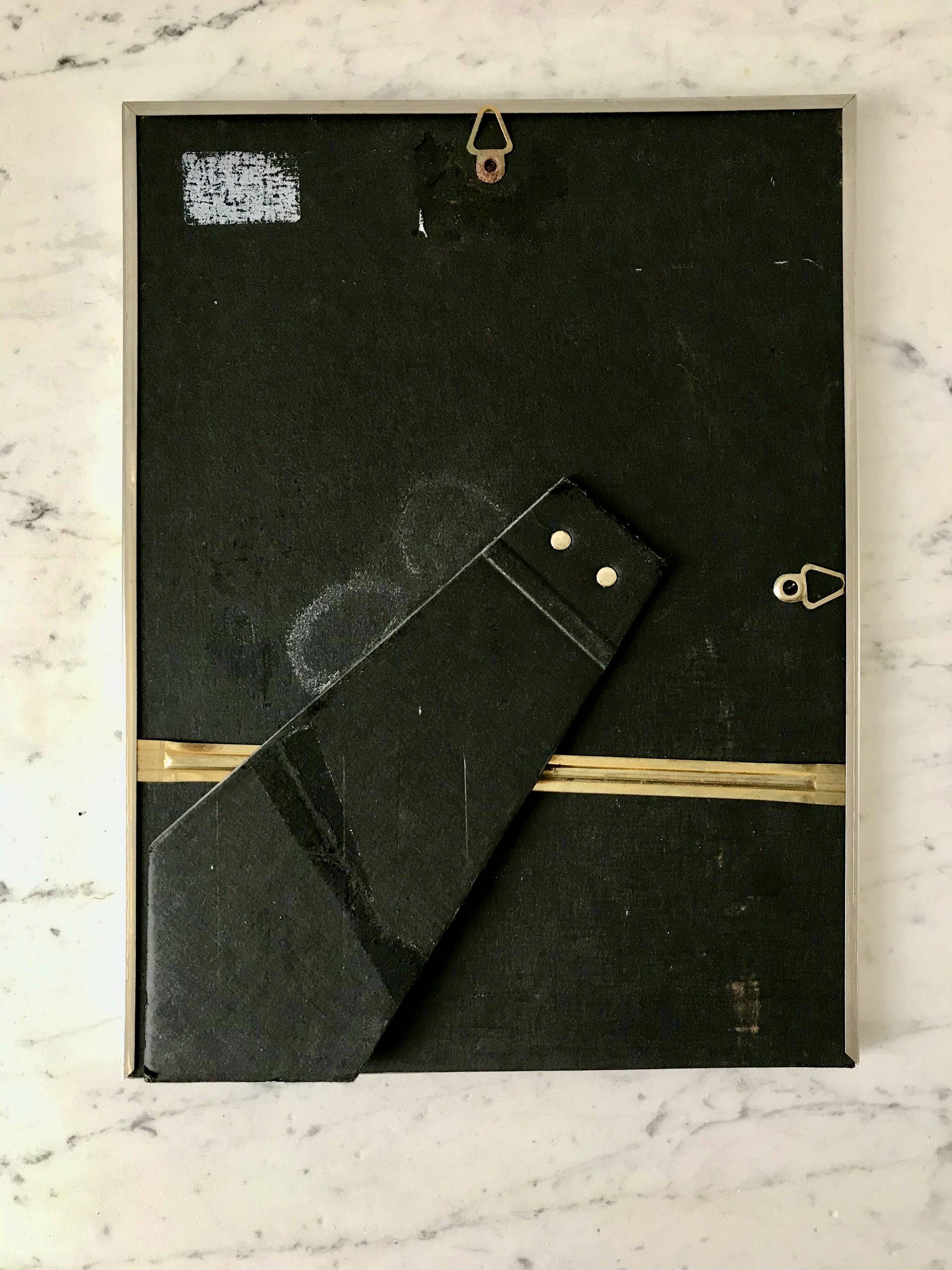 chrome steel mirror from the 40s and 50s