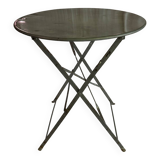 Table fer forgé pliante