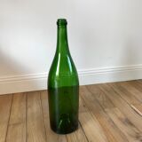 Bouteille ancienne champenoise Jéroboam (3L) en verre soufflé épais