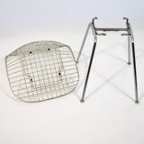 Pair of DKX 1 Wire Chairs by Charles & Ray Eames, Herman Miller, 1952