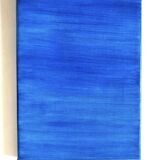 Tableau Bleu à l'Huile