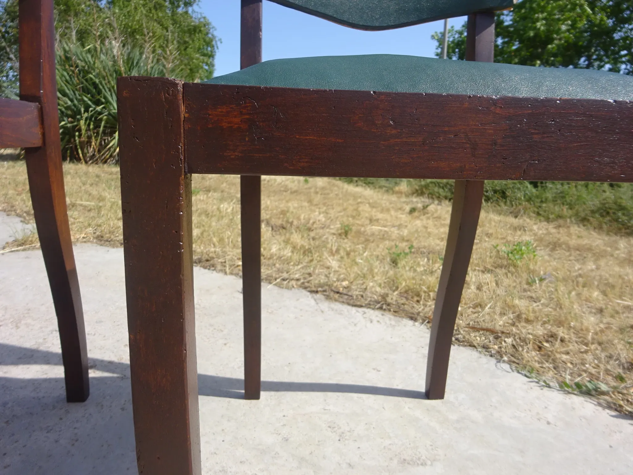 Chaises Art Déco restaurées, lot de 6