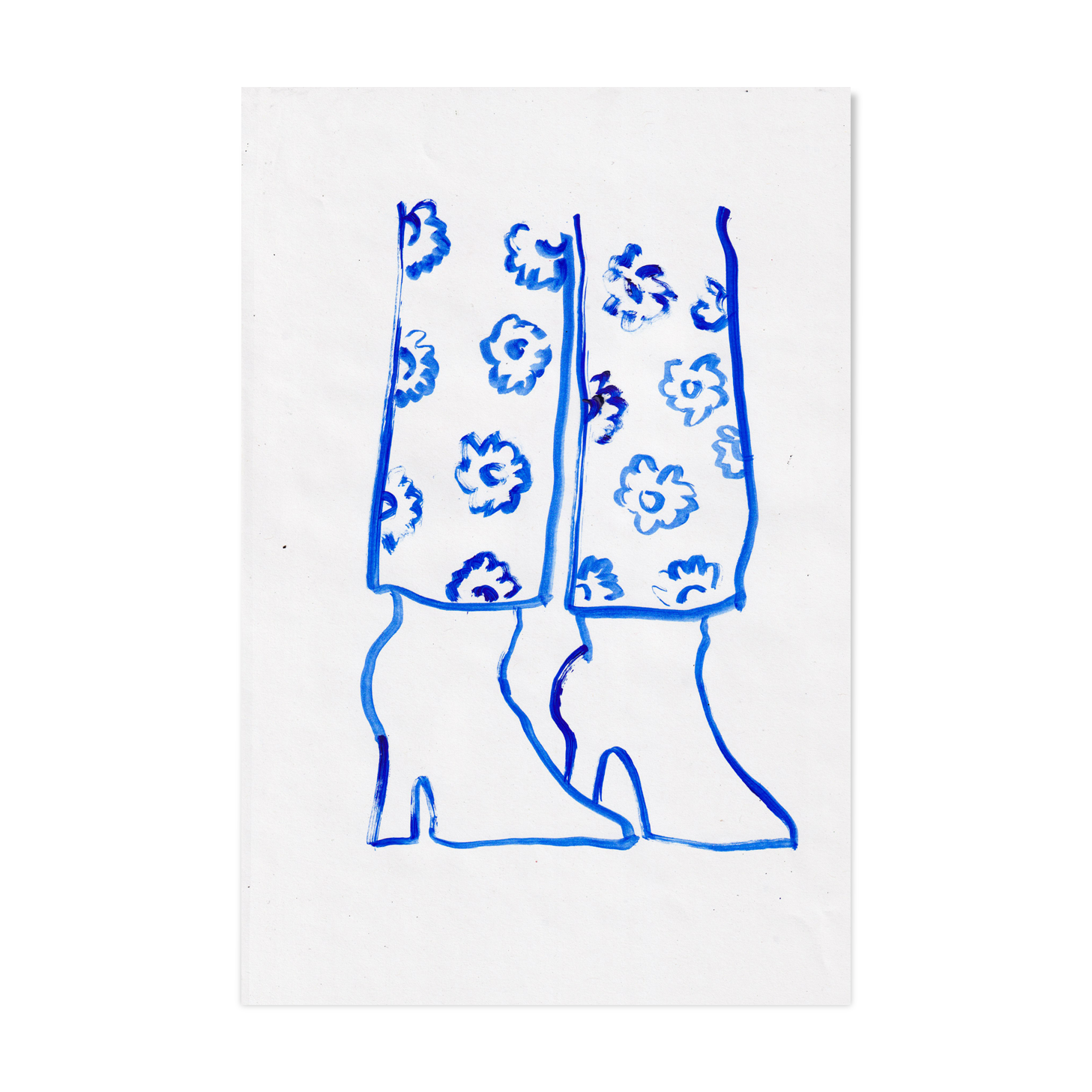 Blue spring trousers n.1