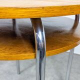 Table Bauhaus en tube d'acier par Petr Vichr