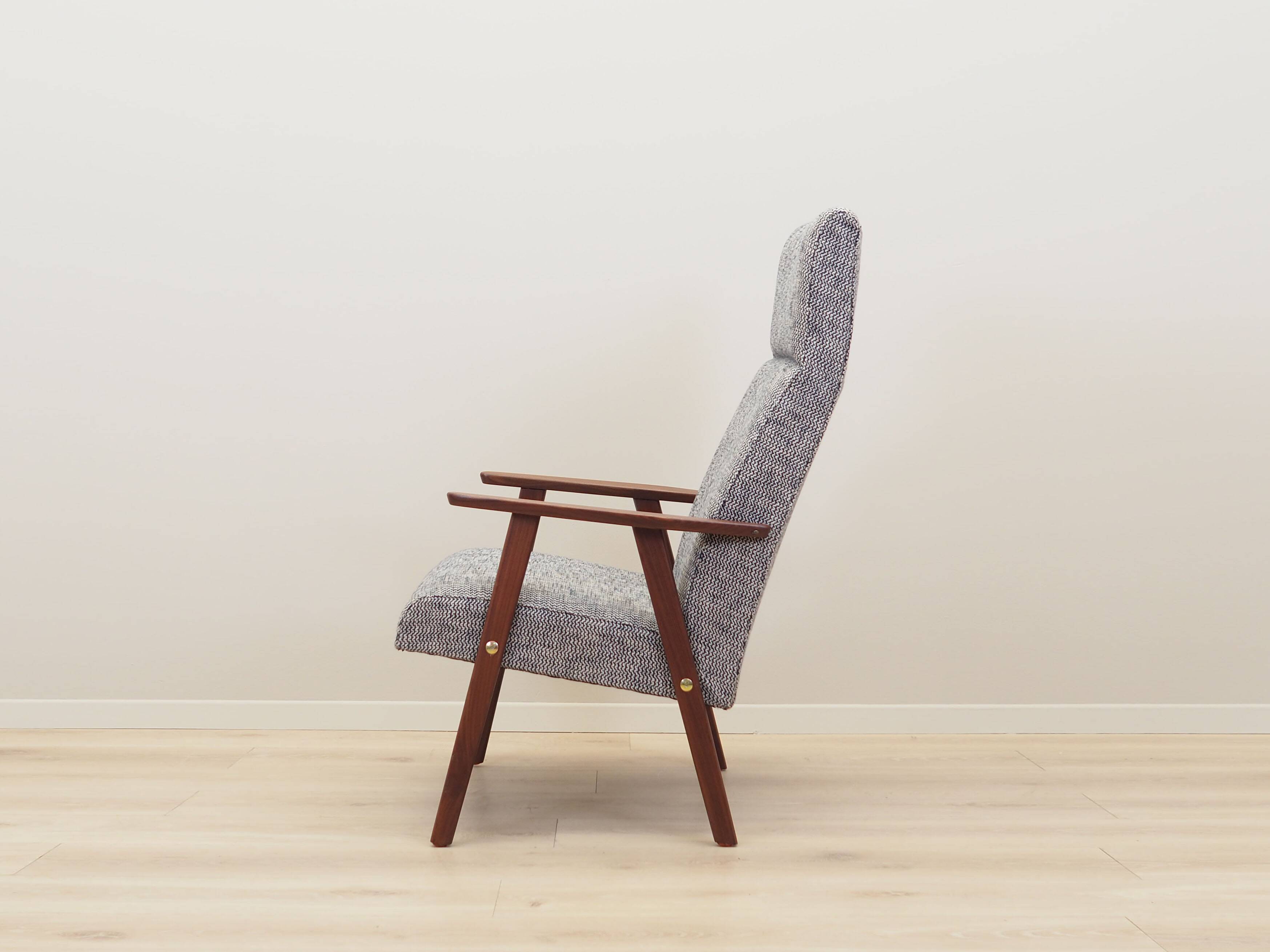 Mahogany armchair, Danish design, 1960s, production: Denmark