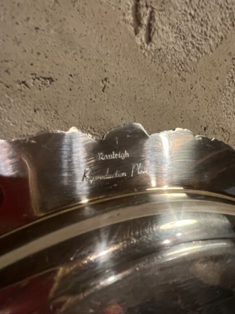 Large 1960 silver metal top