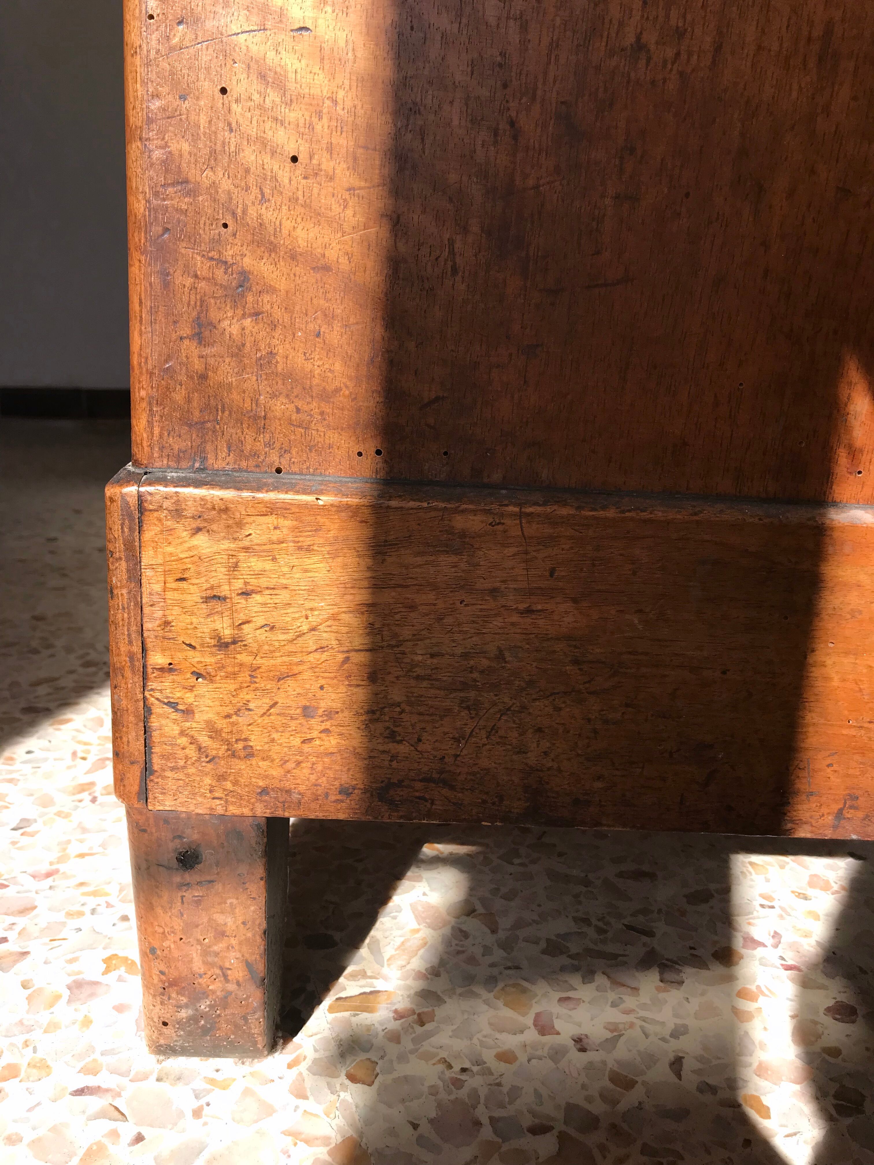 Old country chest of drawers nineteenth century