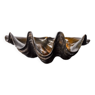 XL plaster shell bowl, France, 1980