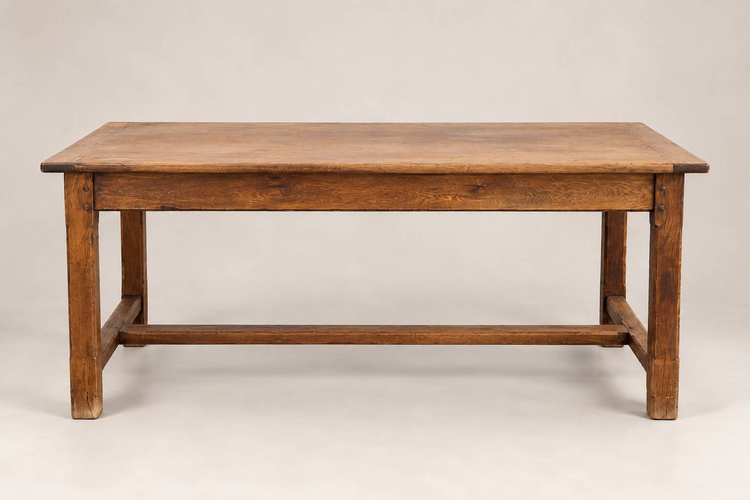 Table de ferme ancienne en chêne – 170 × 80 cm