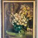 Oil on canvas painting C. Van Roose, still life