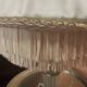 Table lamp in Hollywood Regency boudoir style from the 1950s.