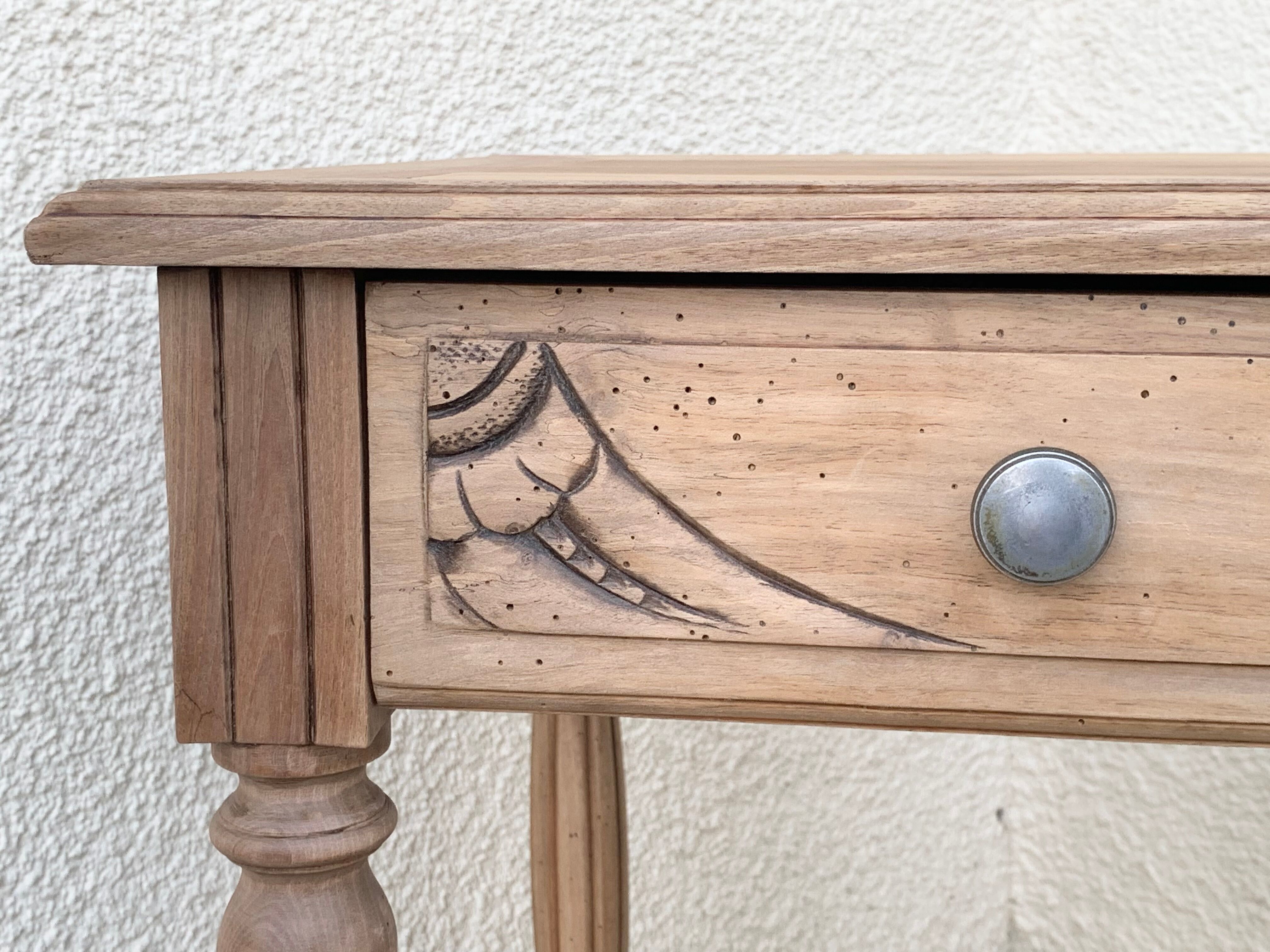 Art Deco office 1930 walnut raw wood