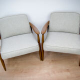 GFM-87 Armchairs by Juliusz Kedziorek for Gościcińskie Furniture, 1960s, Set of 2