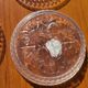 Dessous de verre en cristal vintage