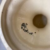 Sarreguemines compotier, ivory model with gadroons