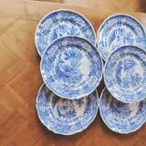 Set of 6 Burgenland flat plates by Villeroy & Bosch