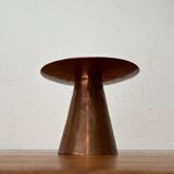 Handmade German copper candlestick from the mid-century by AWD, 1960s.