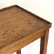 Vintage 50's side table or side table Solid wood Traces of use Accidents on the rear edge