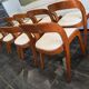 Set of 8 vintage Baumann Gondole chairs, 1960s.