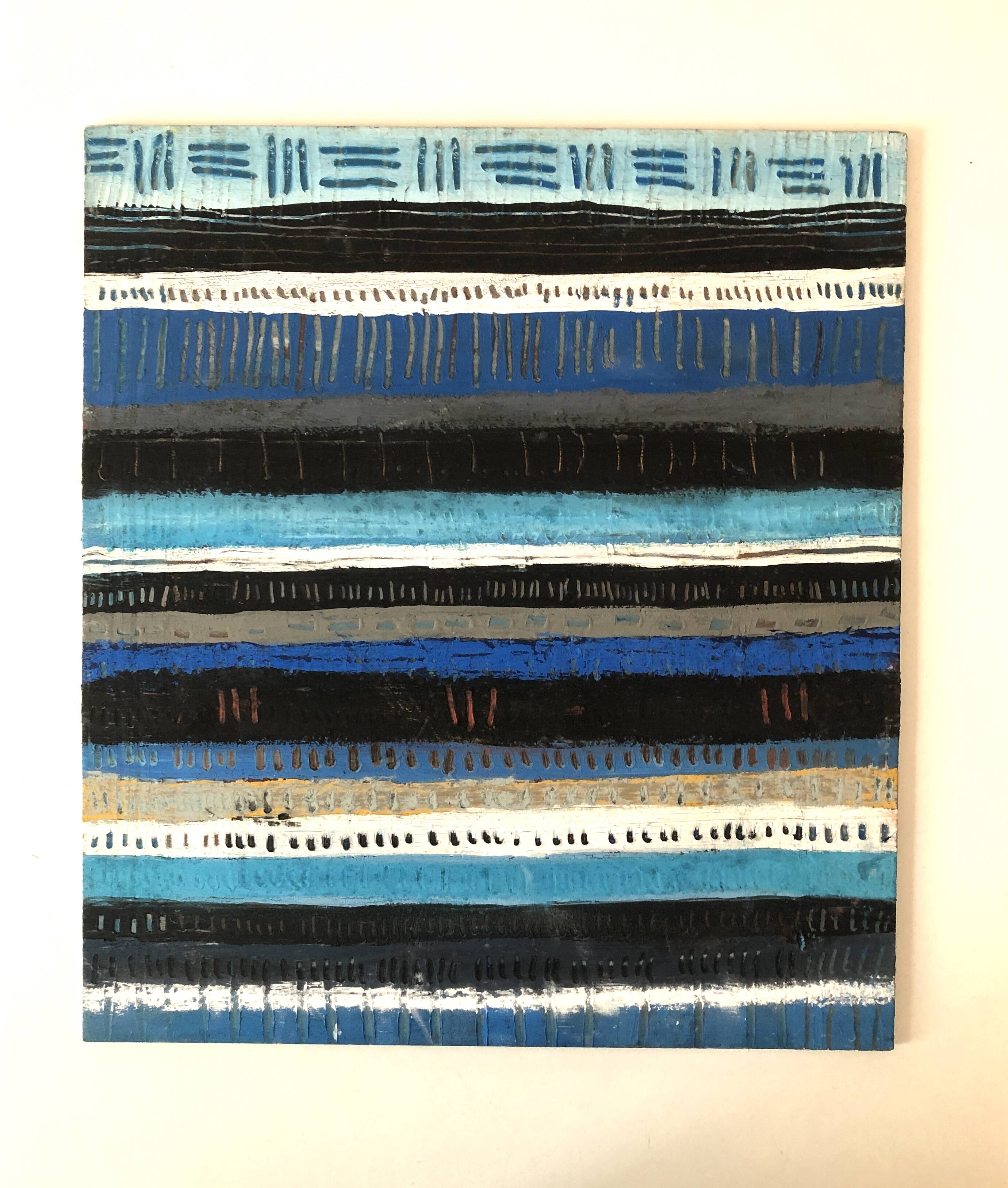 Abstract Blue Painting