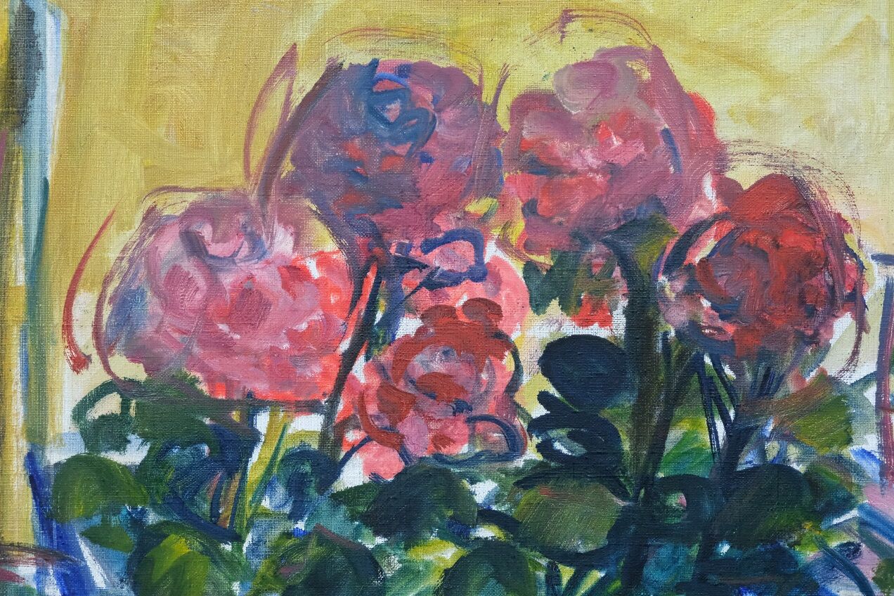 Arthur Yngve Nilsson, Swedish Modern Painting, 1960s, Oil on Canvas