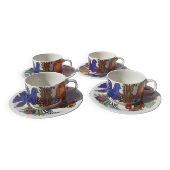 4 tasses Acapulco Villeroy et Boch