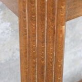 Double tray saddle, wood art deco