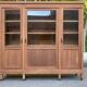Large Art Deco Display Library stripped in solid mahogany 1930 200cm