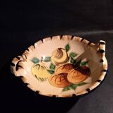 Spanish salad bowl in painted terracotta