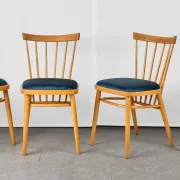 Set of 4 Dining Chairs, by František Jirák, 1960s, Czechoslovakia