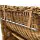 Karlskrona Rattan Wicker Chaise Lounge by Karl Malmvall for Ikea