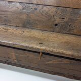 Early 1900s Art Populaire French fermette bench