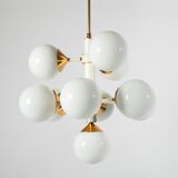 Sputnik chandelier by Szarvasi, Hungary, 1970s