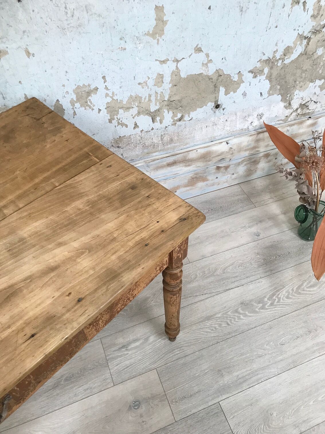 Vintage farm table