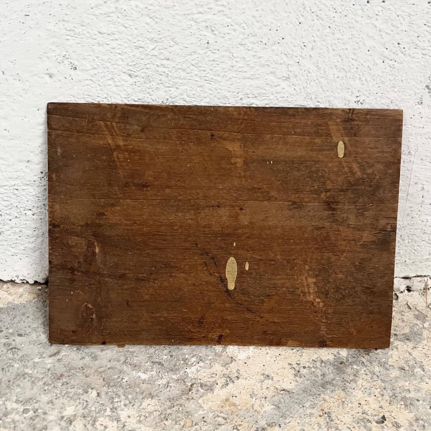 Old French Barbizon countryside painting