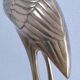 Two solid brass XL birds H. 48 cm