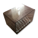 vintage furniture rock bobois plexiglass smoked vinyls