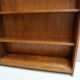 Vintage oak open bookcase