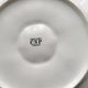 6 Porcelain oyster plates CNP Compagnie Nationale de Porcelaine
