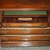 George III commode circa 1770 in walnut by Thomas Chippendale.