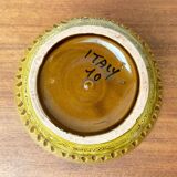 Italian pottery carafe from the mid-century by Aldo Londi for Bitossi, 1960s.