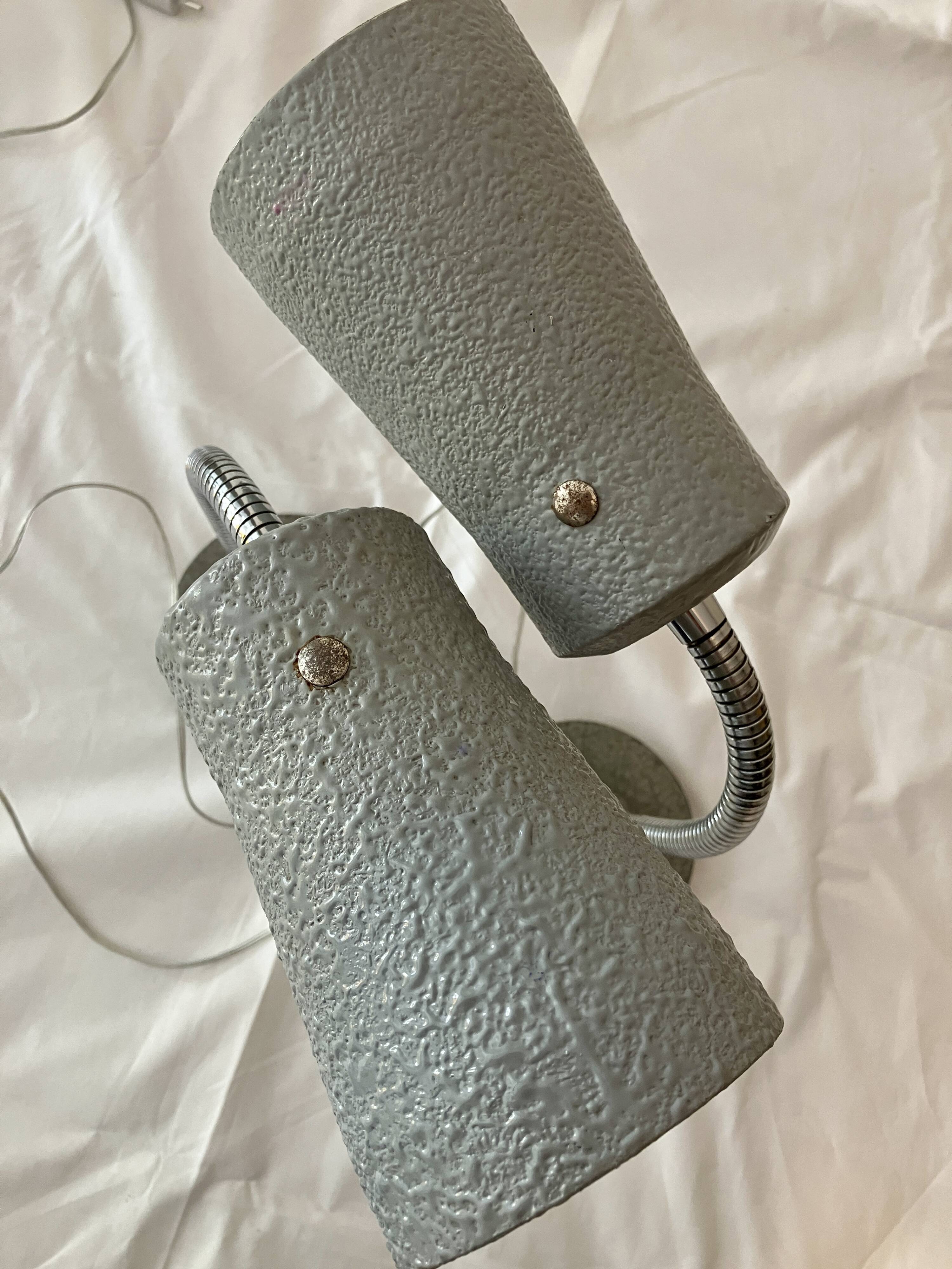 Pair of cogit workshop lamps